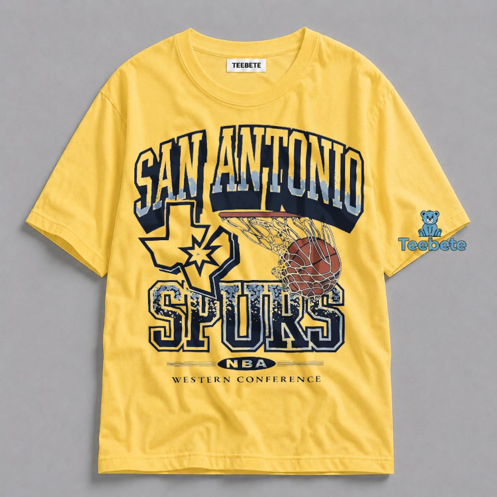 San Antonio Spurs NBA Western Conference Texas Retro Vintage Shirt