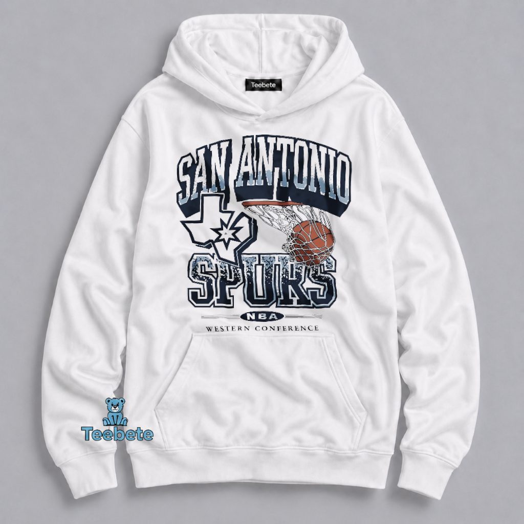 San Antonio Spurs NBA Western Conference Texas Retro Vintage Hoodie San Antonio Spurs NBA Western Conference Texas Retro Vintage Hoodie