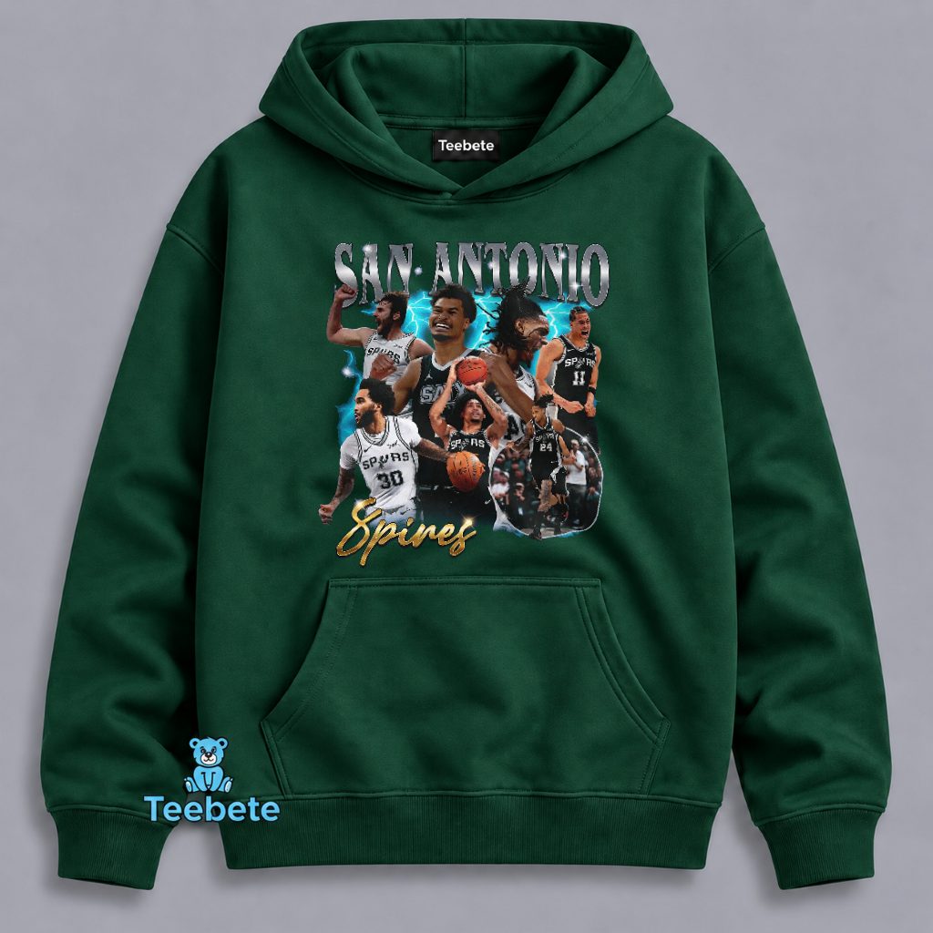 San Antonio Spurs Players Collage Bootleg Rap Style Vintage Hoodie San Antonio Spurs Players Collage Bootleg Rap Style Vintage Hoodie