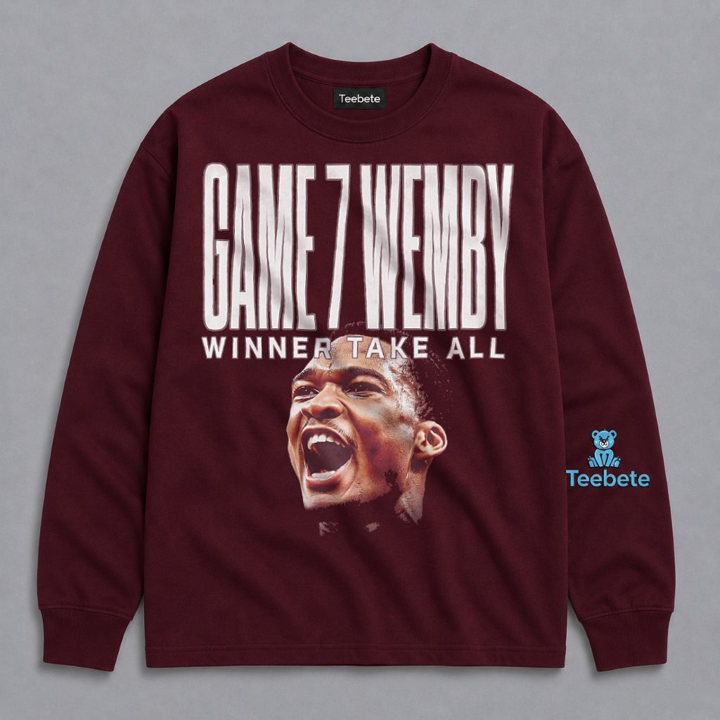 San Antonio Spurs Wemby Game 7 Winner Take All Long Sleeve San Antonio Spurs Wemby Game 7 Winner Take All Long Sleeve