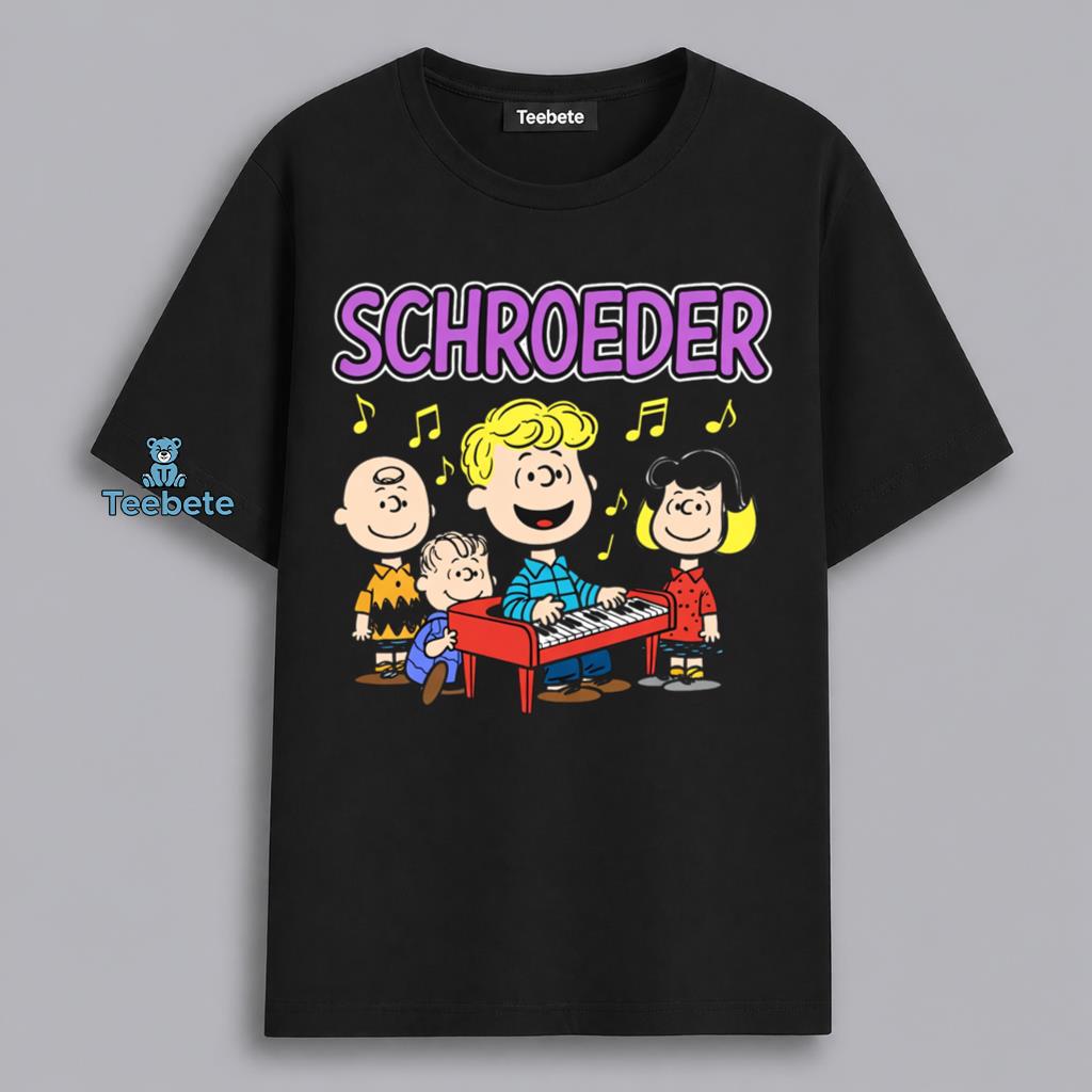 Schroeder Cartoon Music Fan Gift Shirt
