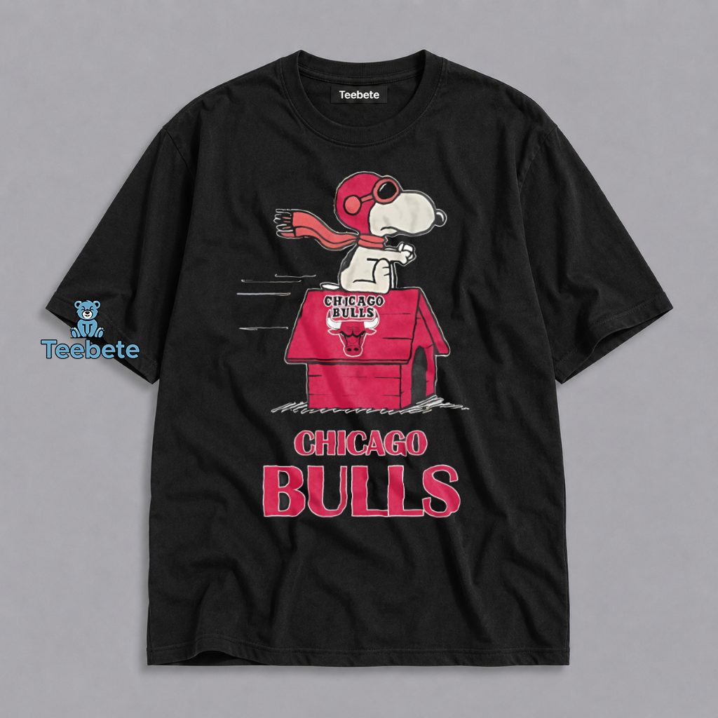 Snoopy Flying Ace Chicago Bulls Fan Gift Shirt