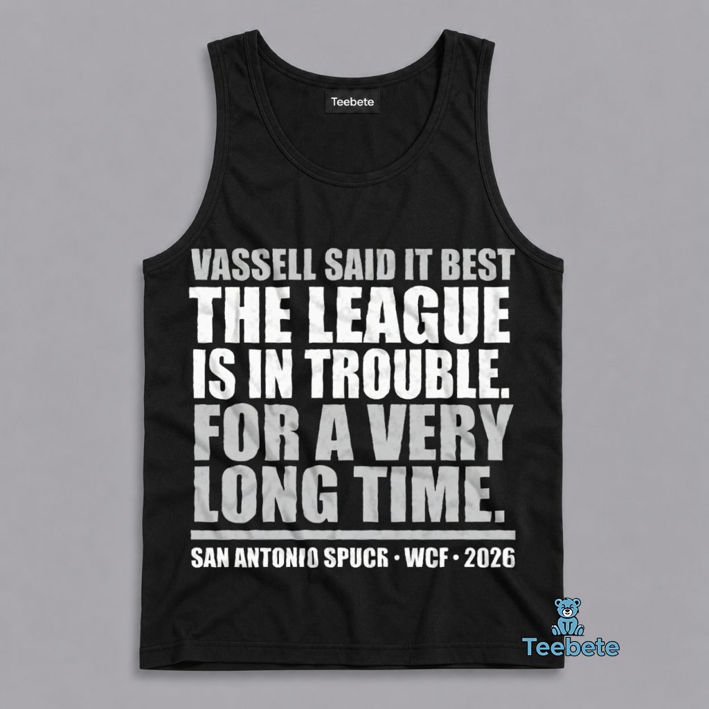 Spurs The League Is In Trouble NBA Playoffs 2026 Funny Tanktop Spurs The League Is In Trouble NBA Playoffs 2026 Funny Tanktop