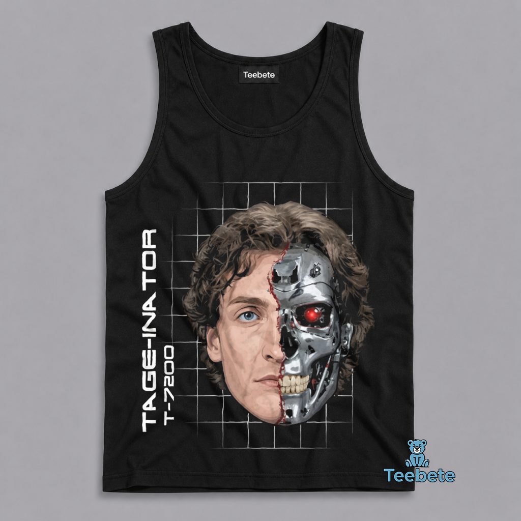 Tage-Inator T-7200 Terminator Parody Funny Graphic Tanktop Tage-Inator T-7200 Terminator Parody Funny Graphic Tanktop
