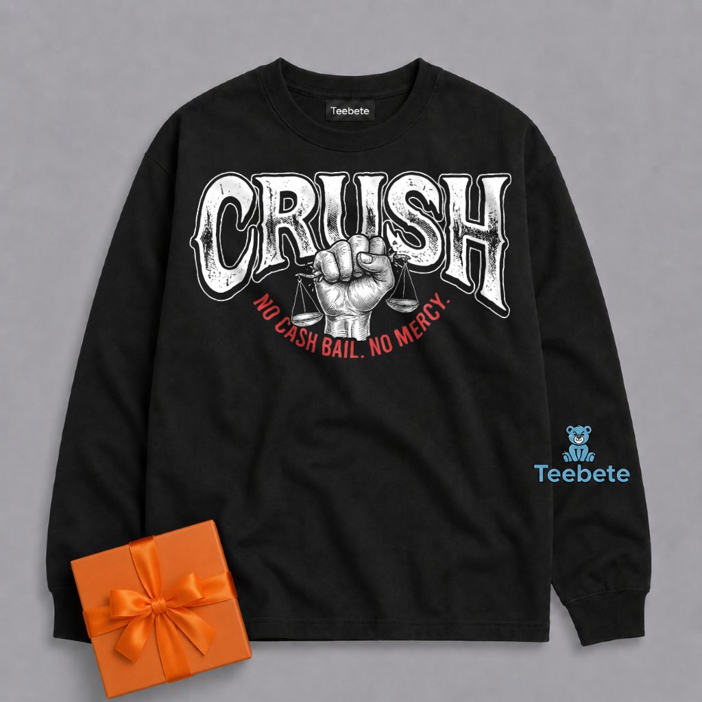 Trump Crush Violent Crime Prosecutor Meme Long Sleeve Trump Crush Violent Crime Prosecutor Meme Long Sleeve