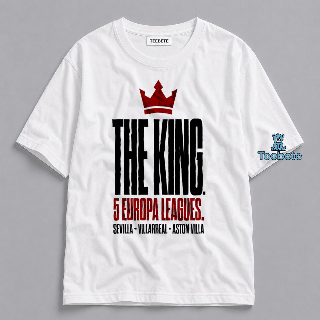 Unai Emery Europa League Trophy King Aston Villa Shirt