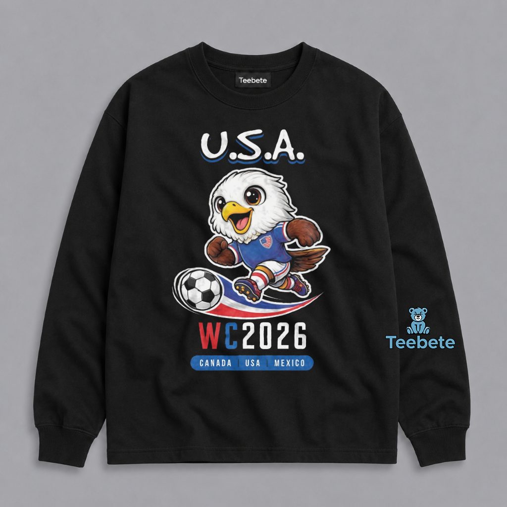 USA Bald Eagle Mascot 2026 World Cup Long Sleeve USA Bald Eagle Mascot 2026 World Cup Long Sleeve