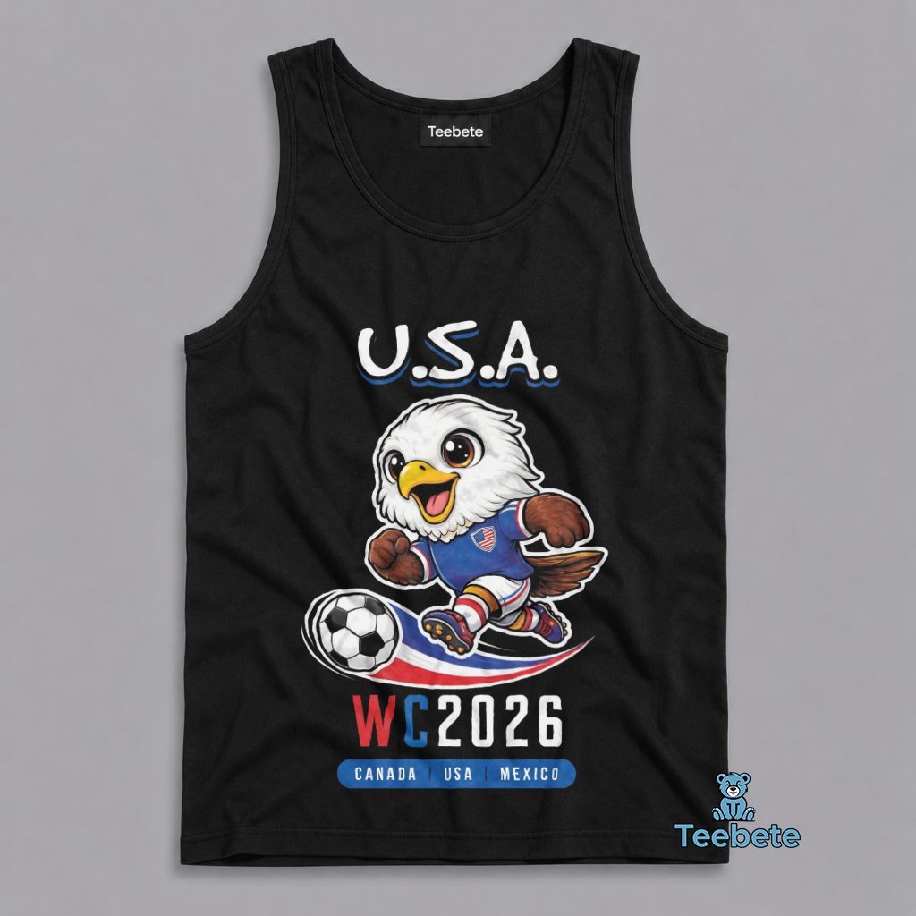 USA Bald Eagle Mascot 2026 World Cup Tanktop USA Bald Eagle Mascot 2026 World Cup Tanktop