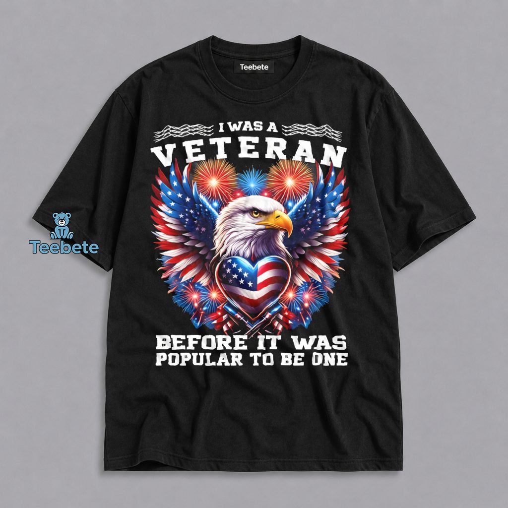 Veteran Before It Was Popular Graphic Shirt