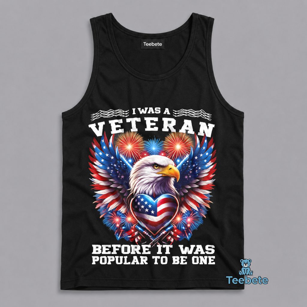Veteran Before It Was Popular Graphic Tanktop Veteran Before It Was Popular Graphic Tanktop