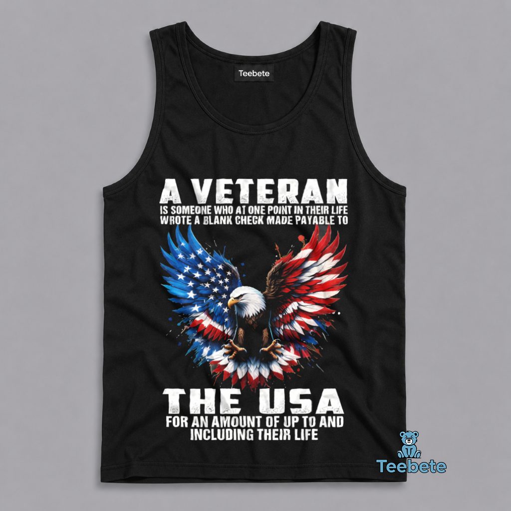 Veteran Blank Check Payable To America Tanktop Veteran Blank Check Payable To America Tanktop