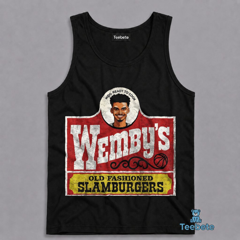 Victor Wembanyama Wemby's Old Fashioned Slamburgers Parody Vintage Tanktop Victor Wembanyama Wemby's Old Fashioned Slamburgers Parody Vintage Tanktop