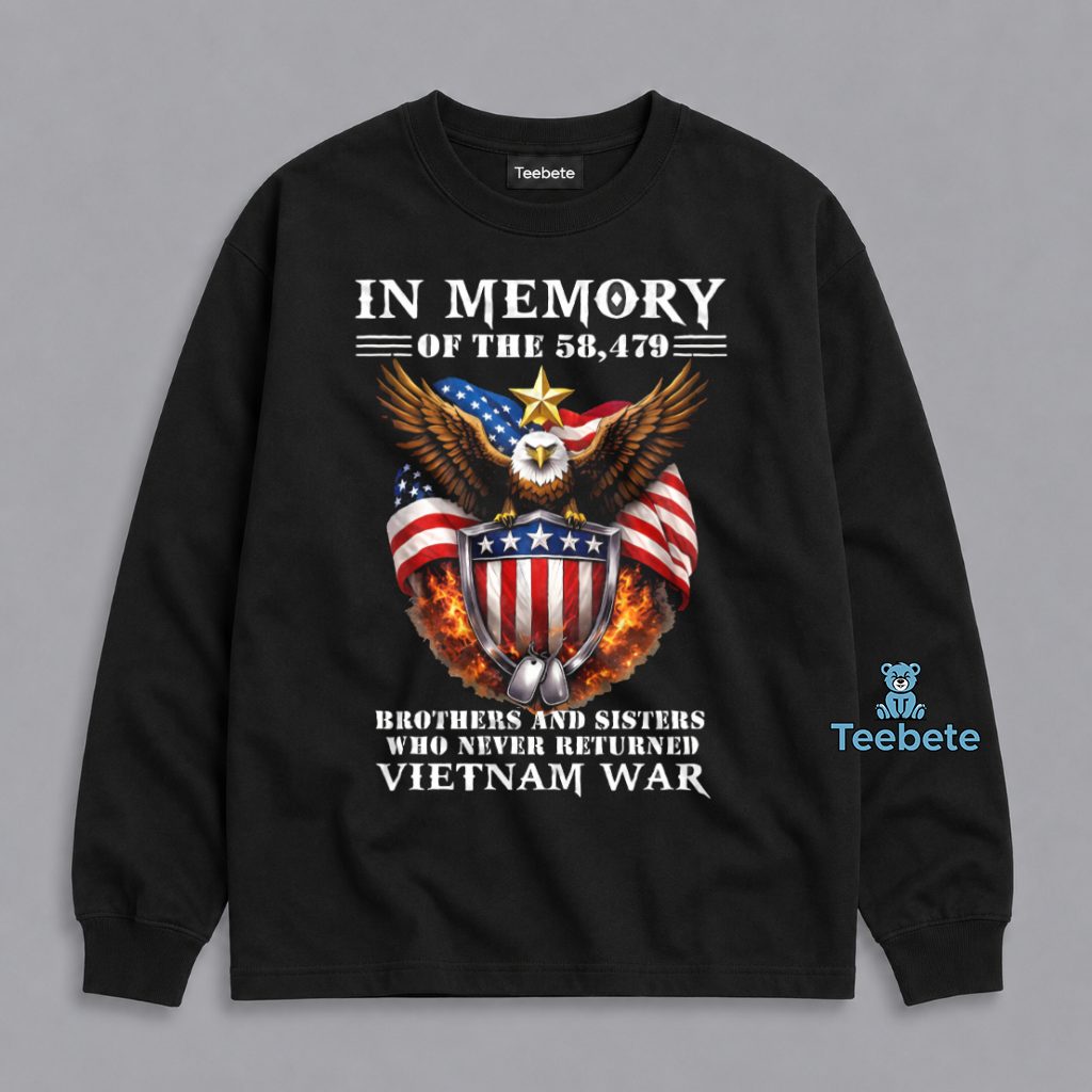 Vietnam War Fallen Brothers And Sisters Memorial Long Sleeve Vietnam War Fallen Brothers And Sisters Memorial Long Sleeve