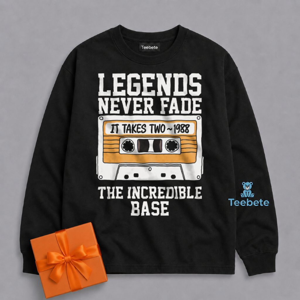 Vintage 1988 Hip Hop Party Anthem Tribute Long Sleeve Vintage 1988 Hip Hop Party Anthem Tribute Long Sleeve