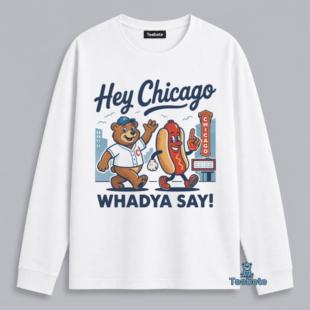Vintage Chicago Baseball Catchphrase Long Sleeve Vintage Chicago Baseball Catchphrase Long Sleeve