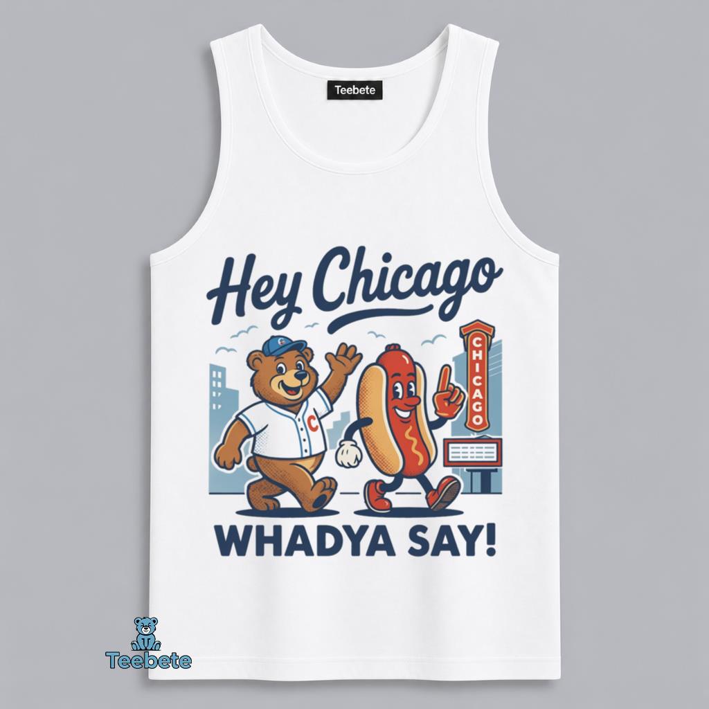 Vintage Chicago Baseball Catchphrase Tanktop Vintage Chicago Baseball Catchphrase Tanktop