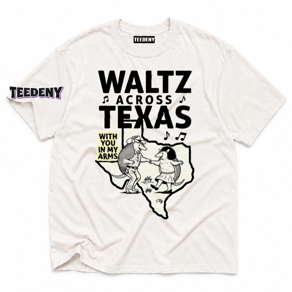 Waltz Across Texas With You Armadillo Western Shirt