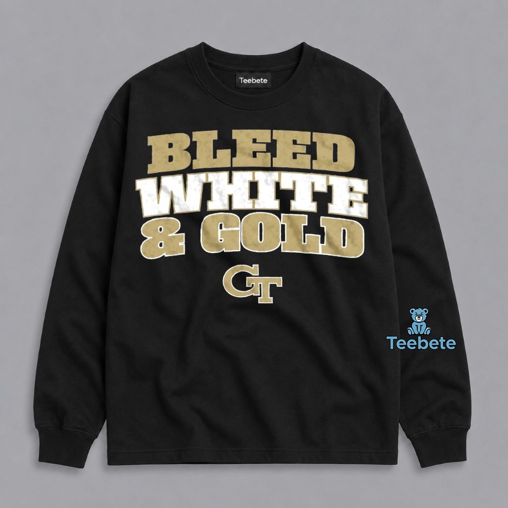 White And Gold Fan Pride Long Sleeve White And Gold Fan Pride Long Sleeve