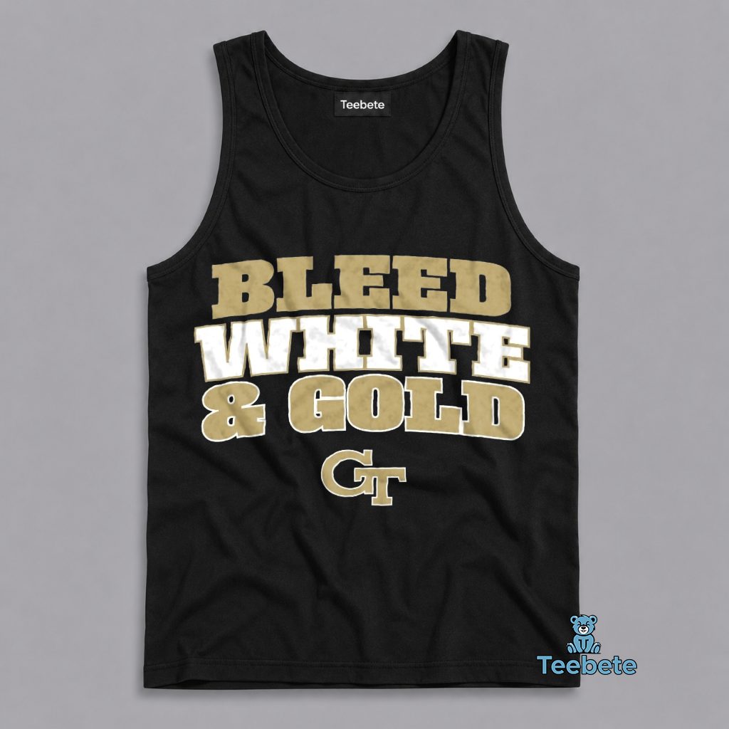 White And Gold Fan Pride Tanktop White And Gold Fan Pride Tanktop