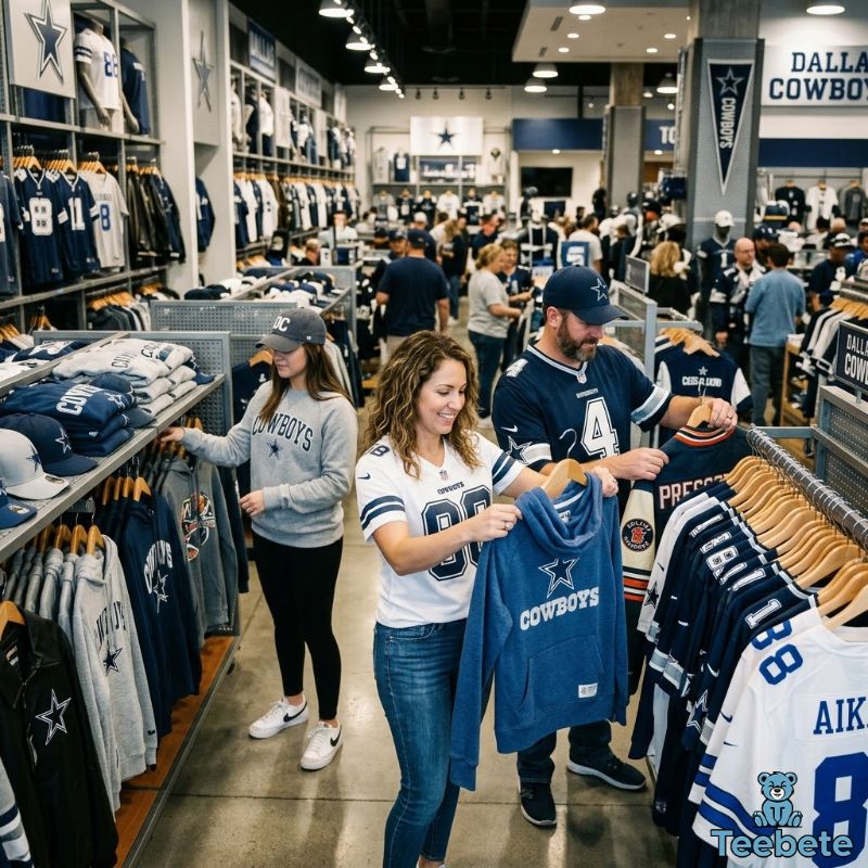 Dallas Cowboys Fan Apparel Shopping Experience
