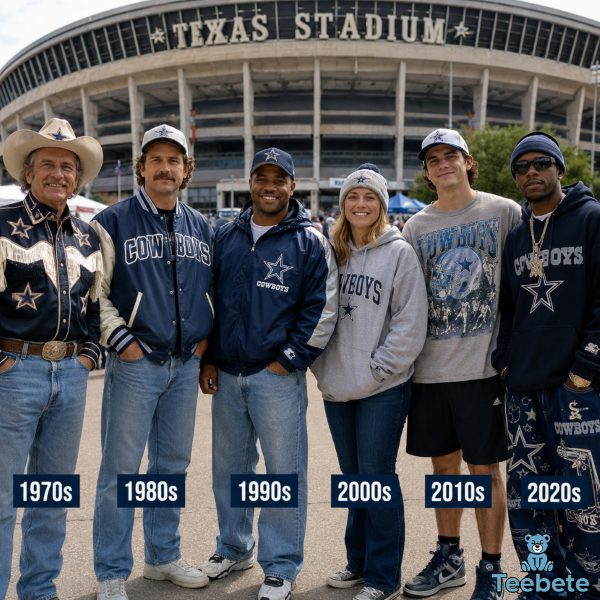 Dallas Cowboys Fan Fashion Through The Decades