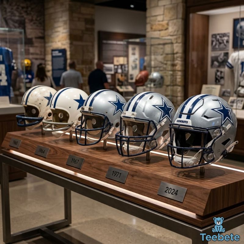Dallas Cowboys Helmet Evolution History