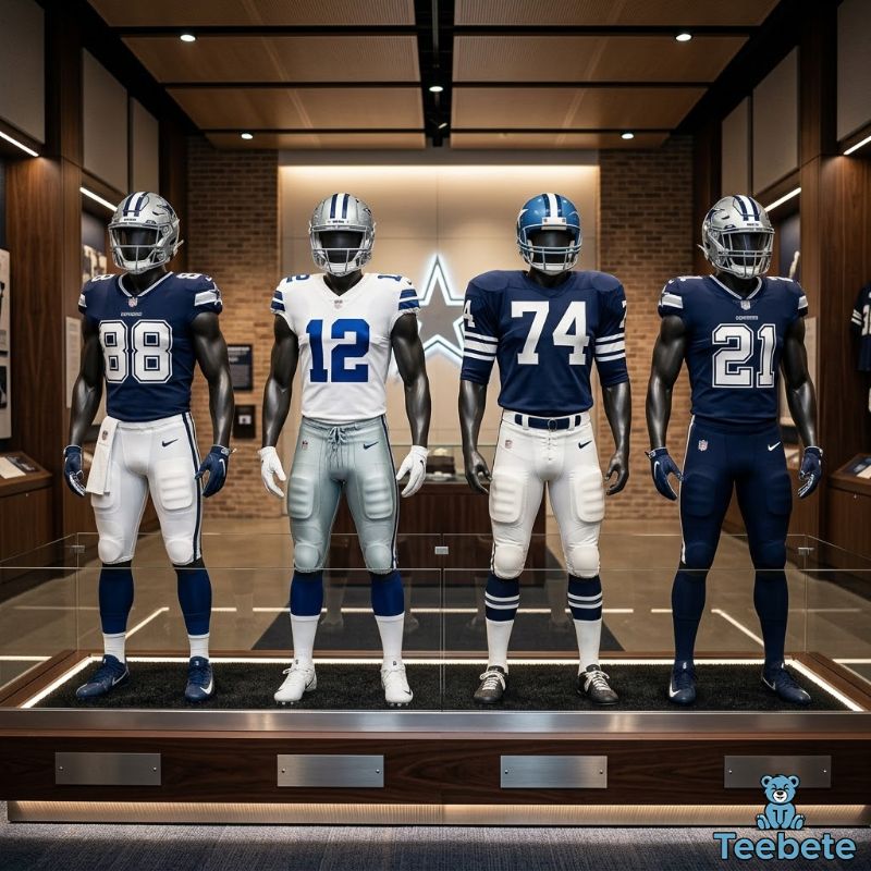 Dallas Cowboys Home Away Throwback Uniforms