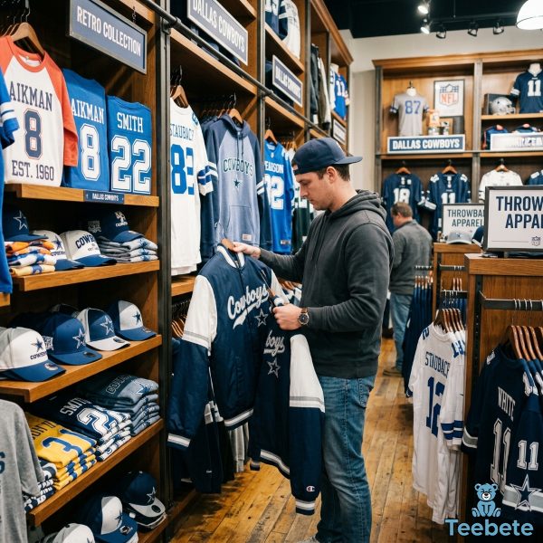 Dallas Cowboys Throwback Apparel Shopping Experience