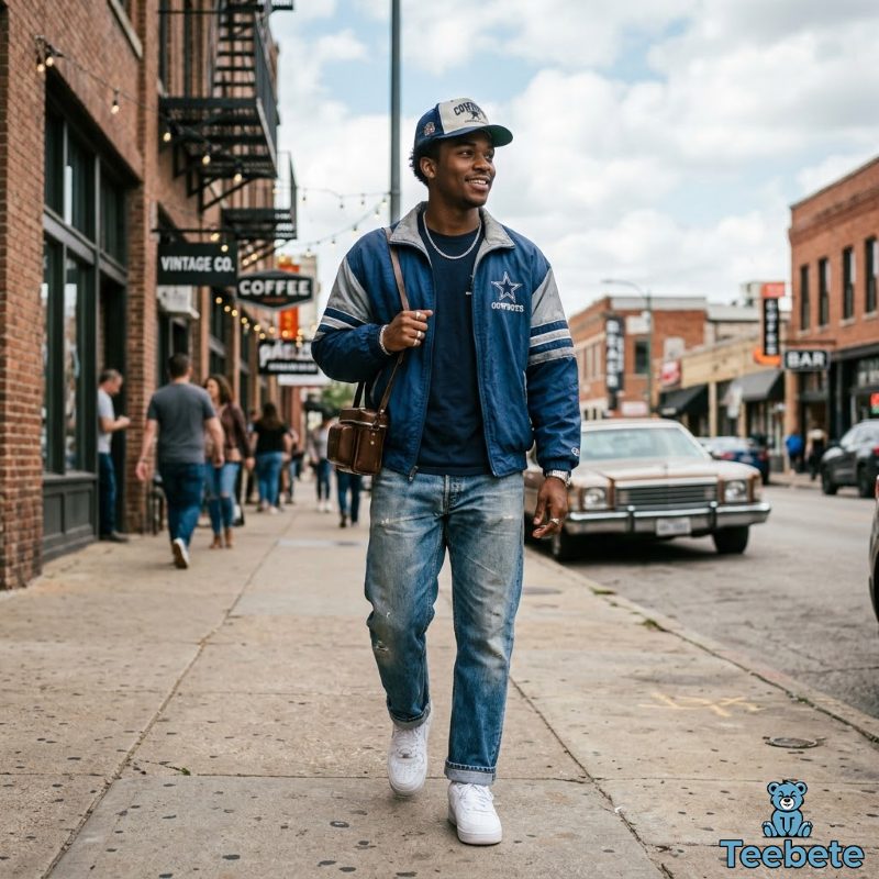 Modern Outfit With Vintage Cowboys Apparel