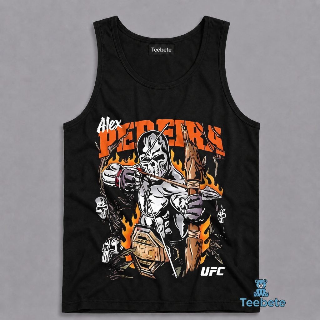 Alex Pereira UFC Skeleton Archer Champion Fighter Graphic Tanktop Alex Pereira UFC Skeleton Archer Champion Fighter Graphic Tanktop