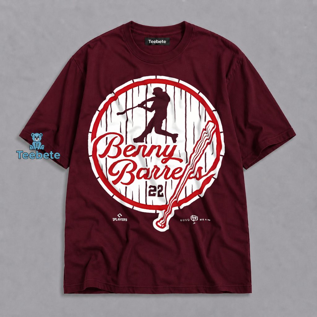 Benny Barrels 22 Baseball Player Vintage Retro Shirt