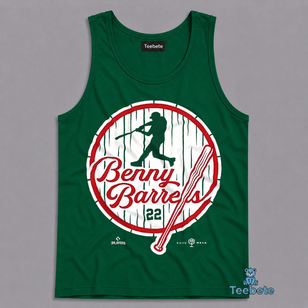 Benny Barrels 22 Baseball Player Vintage Retro Tanktop Benny Barrels 22 Baseball Player Vintage Retro Tanktop