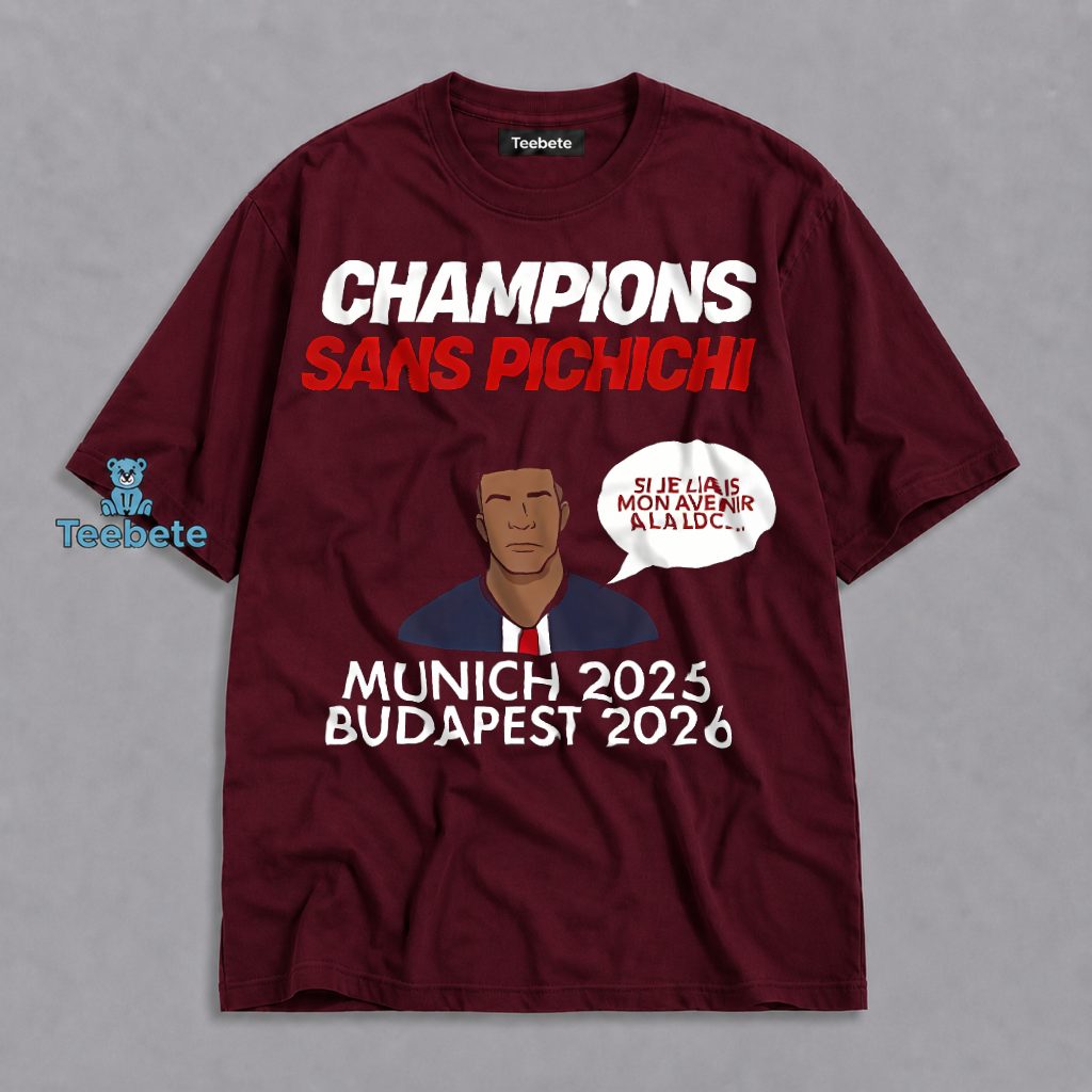 Champions Sans Pichichi Munich 2025 Budapest 2026 PSG Shirt