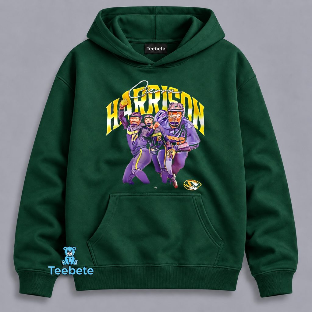Cierra Harrison Missouri Tigers Softball Player Vintage Retro Fan Hoodie Cierra Harrison Missouri Tigers Softball Player Vintage Retro Fan Hoodie