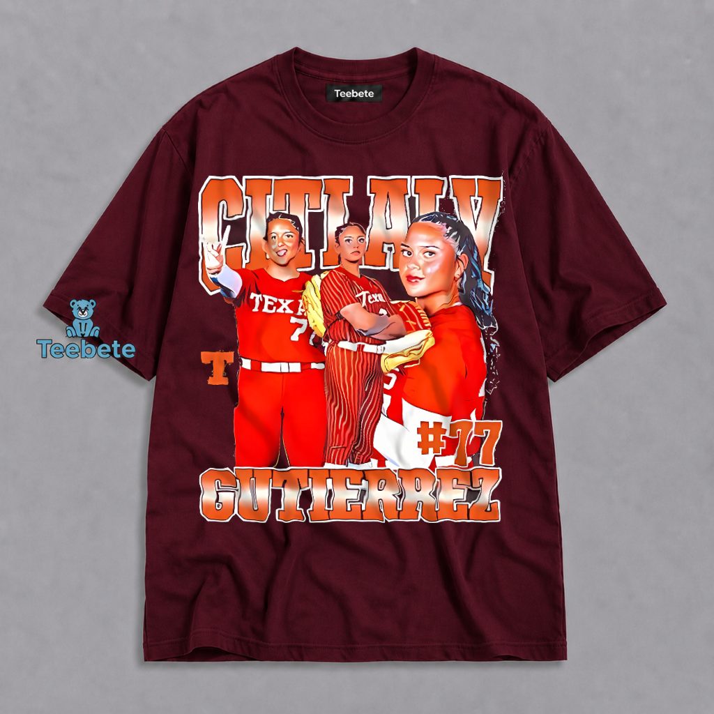 Citlaly Gutierrez 77 Texas Longhorns Softball Player Vintage Fan Shirt