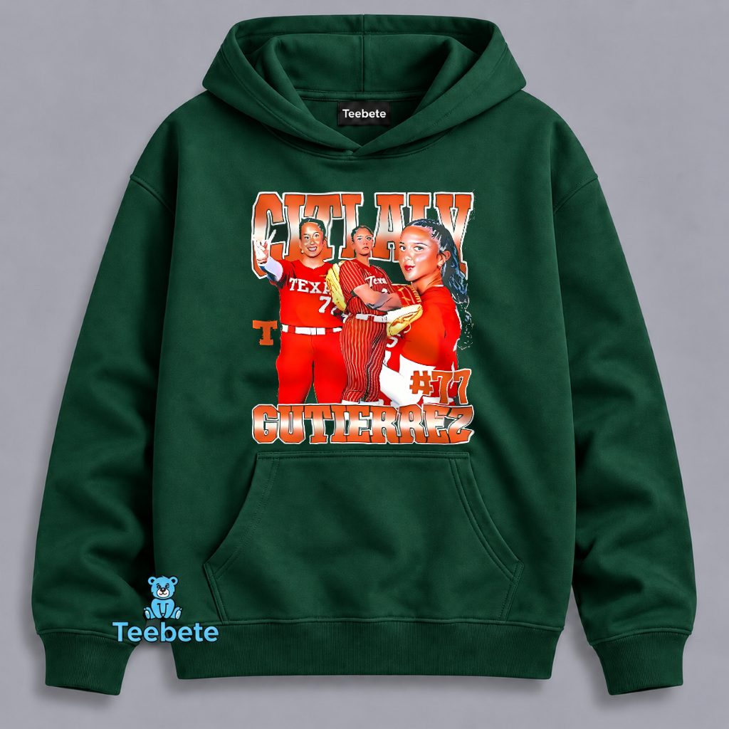 Citlaly Gutierrez 77 Texas Longhorns Softball Player Vintage Fan Hoodie Citlaly Gutierrez 77 Texas Longhorns Softball Player Vintage Fan Hoodie