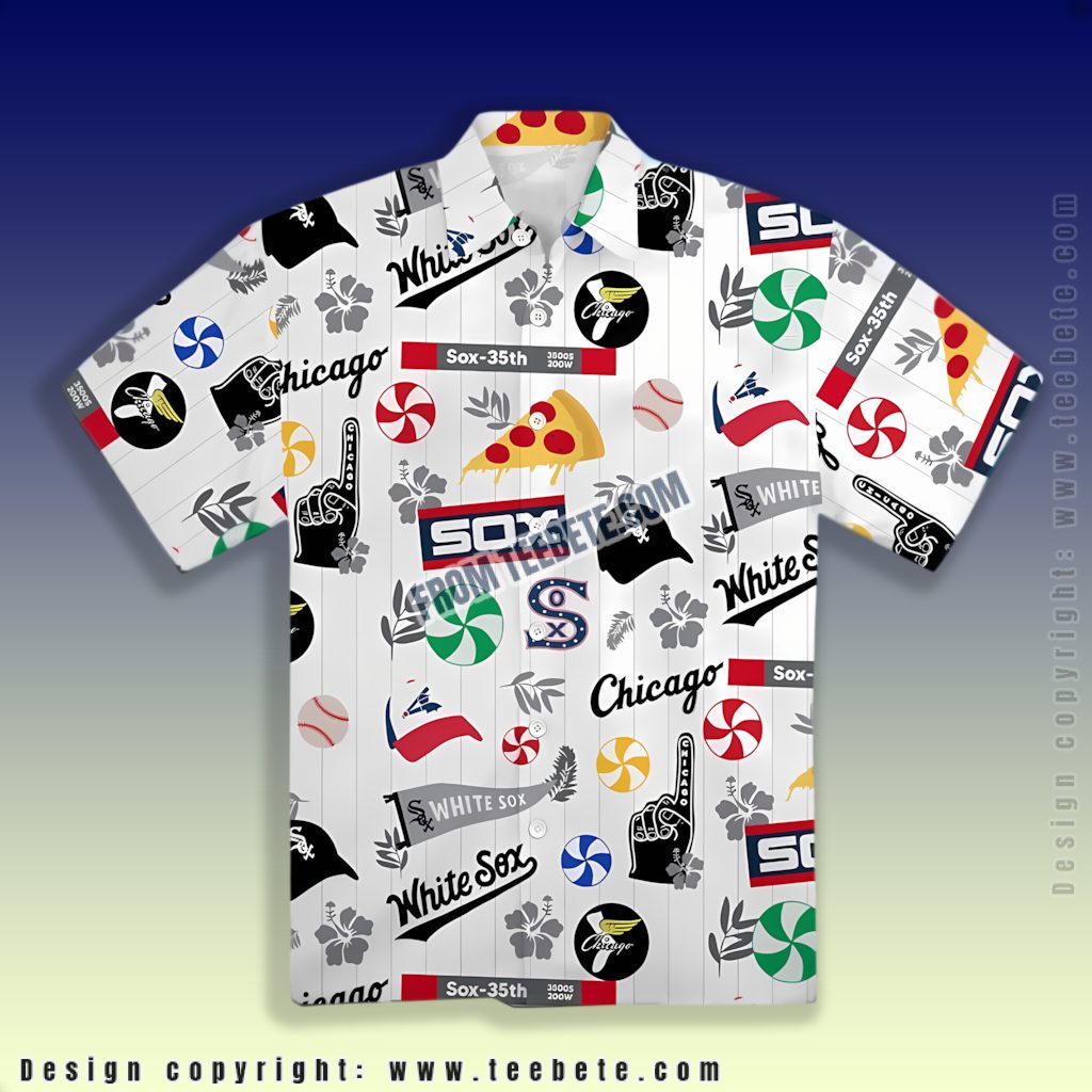 City Icons Chicago White Sox Hawaiian Shirt