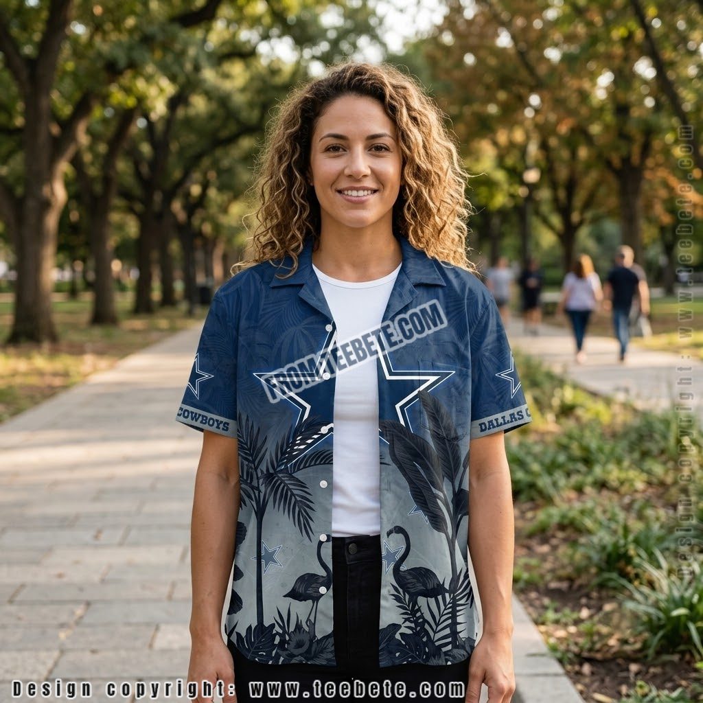 Dallas Cowboys Grateful Dead Surfing Hawaiian Shirt Dallas Cowboys Grateful Dead Surfing Hawaiian Shirt