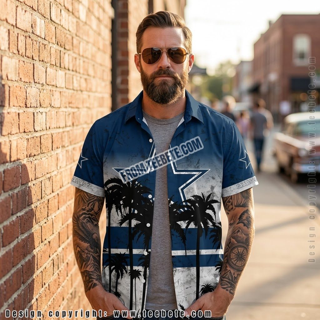 Dallas Cowboys Luxury Monogram Hawaiian Shirt