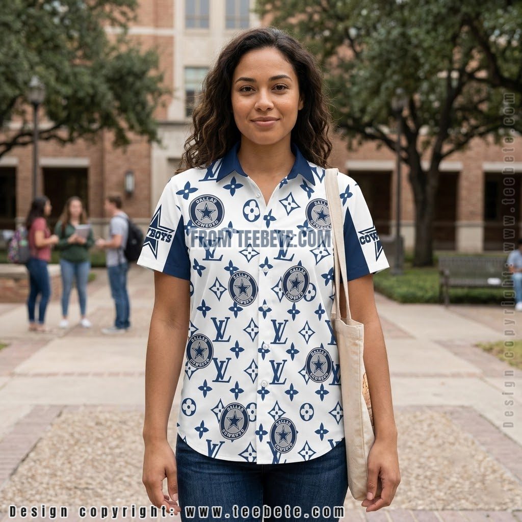 Dallas Cowboys Mascot Custom Hawaiian Shirt