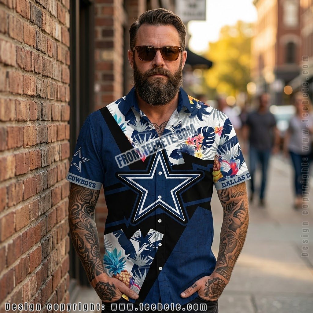 Dallas Cowboys Pineapple Fruit Tropical Shirt