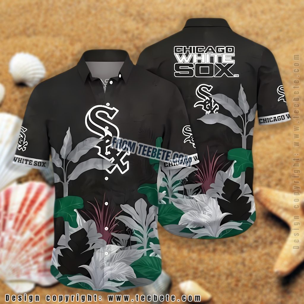 Dark Jungle Chicago White Sox Hawaiian Shirt Version 2 Dark Jungle Chicago White Sox Hawaiian Shirt Version 2