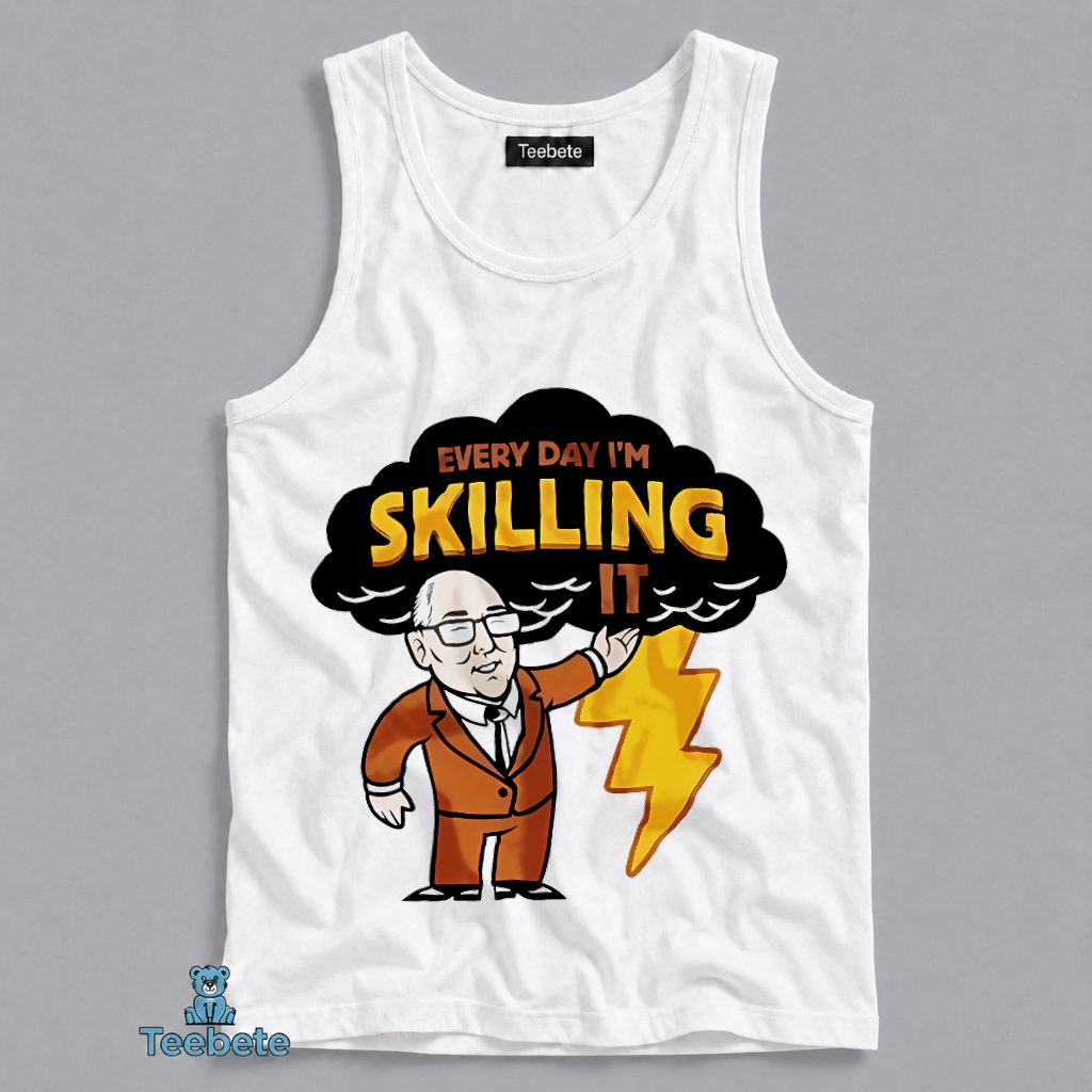Every Day Im Skilling It Funny Old Man Lightning Tanktop Every Day Im Skilling It Funny Old Man Lightning Tanktop