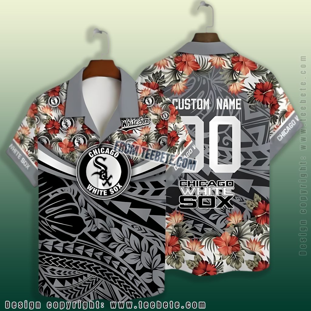 Floral Polynesian Chicago White Sox Hawaiian Shirt