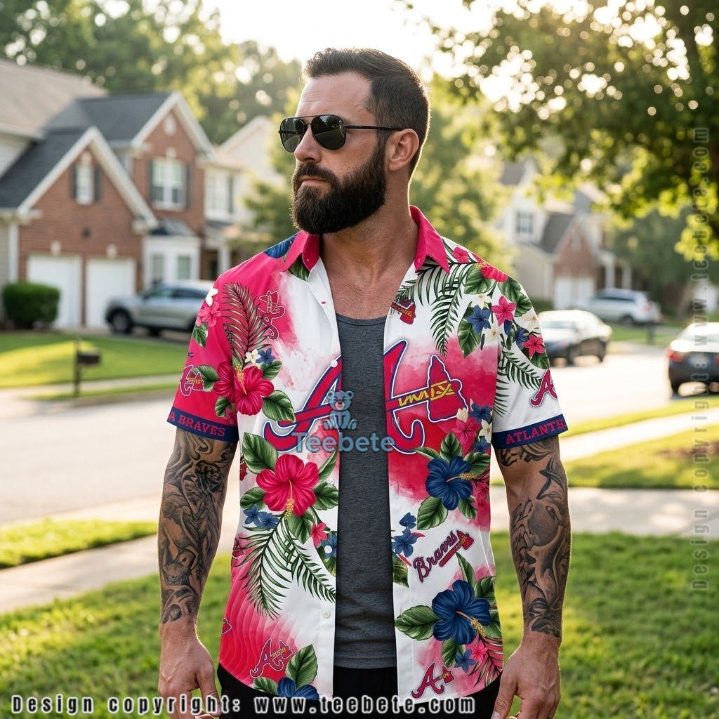 Hibiscus Flame Philadelphia Phillies Hawaiian Shirt