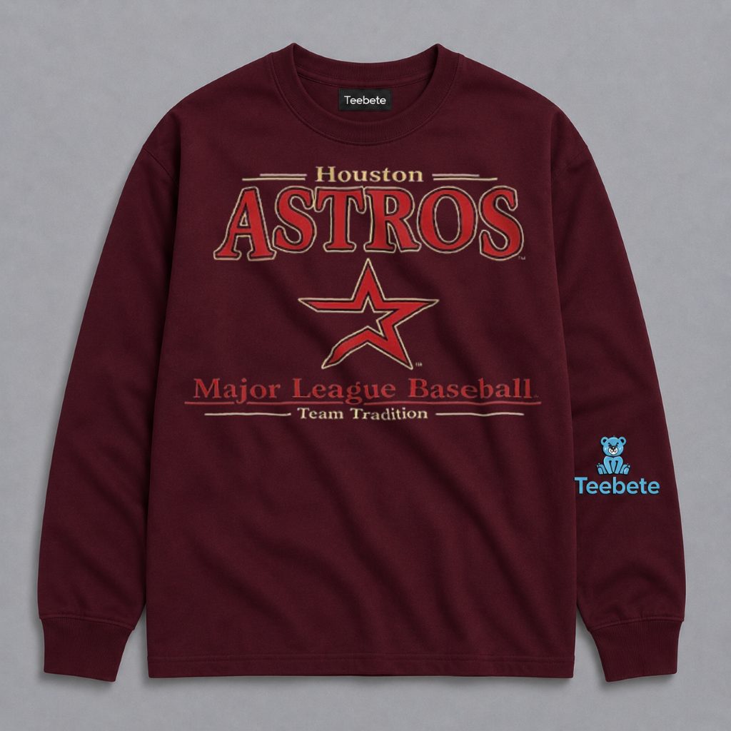 Houston Astros Major League Baseball Team Tradition Classic Long Sleeve Houston Astros Major League Baseball Team Tradition Classic Long Sleeve