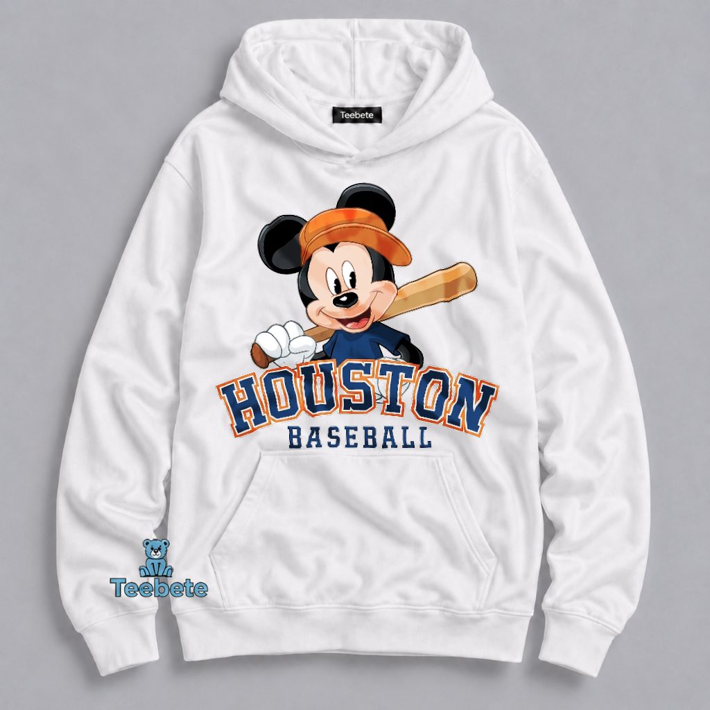 Houston Baseball Cute Mouse Player Fan Gift Hoodie Houston Baseball Cute Mouse Player Fan Gift Hoodie
