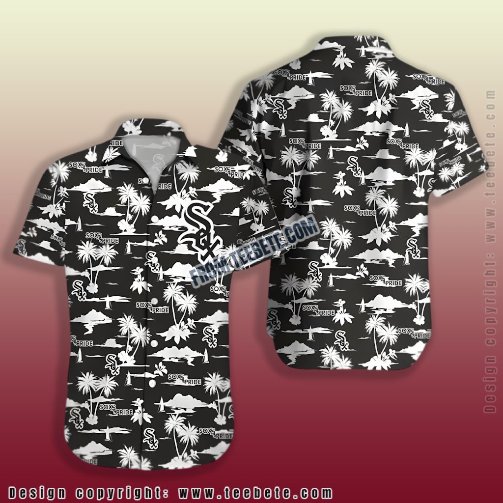 Island Scene Chicago White Sox Aloha Shirt