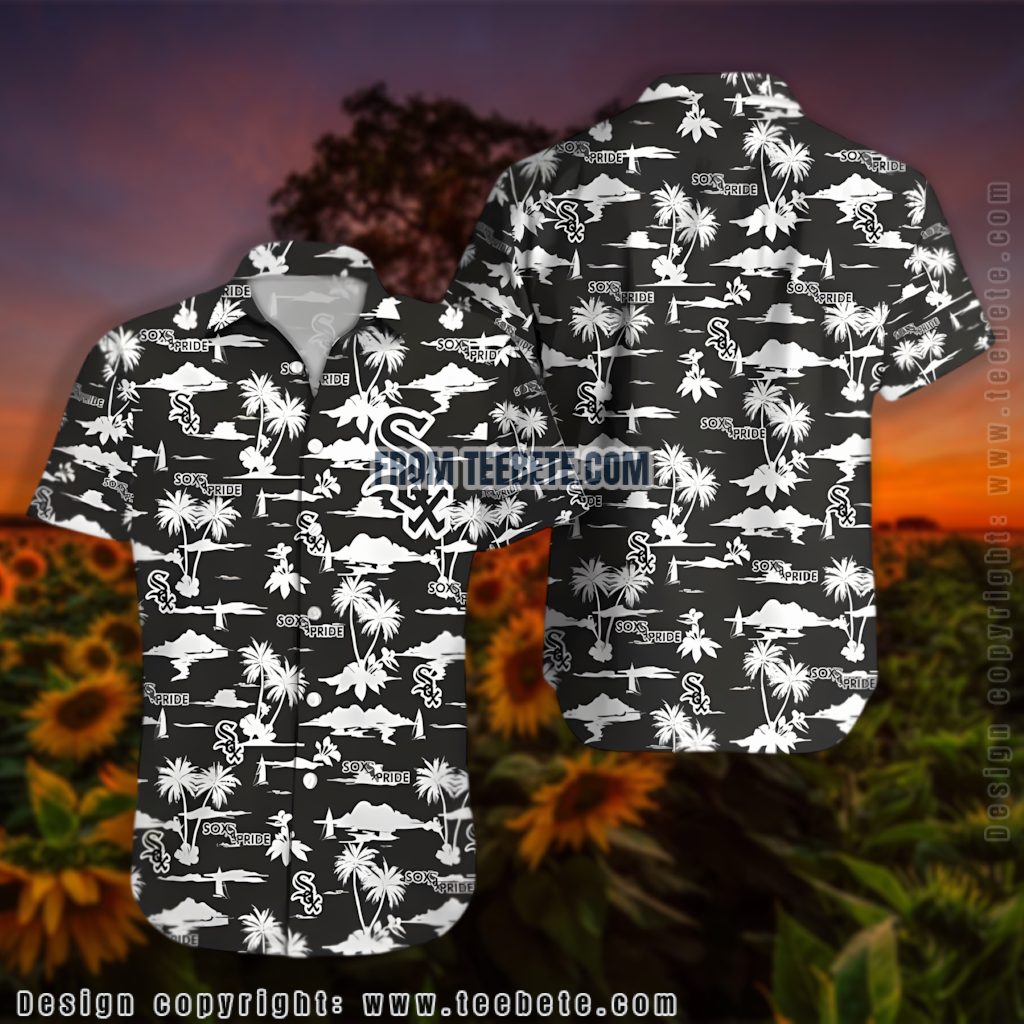 Island Scene Chicago White Sox Aloha Shirt Version 2 Island Scene Chicago White Sox Aloha Shirt Version 2