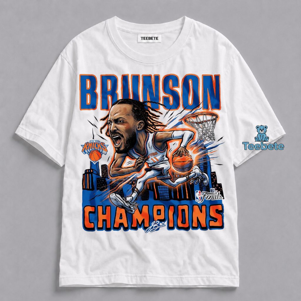 Jalen Brunson New York Knicks 2026 NBA Finals Champions Shirt